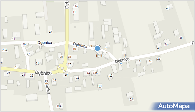 Dębnica, Dębnica, 8A, mapa Dębnica