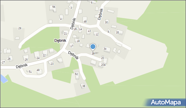 Dębnik, Dębnik, 19, mapa Dębnik