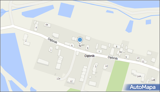 Dębnik, Dębnik, 5a, mapa Dębnik