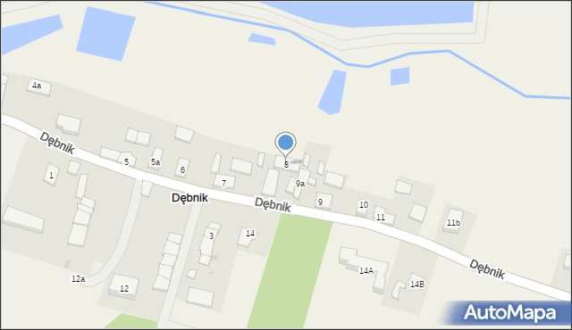 Dębnik, Dębnik, 8, mapa Dębnik