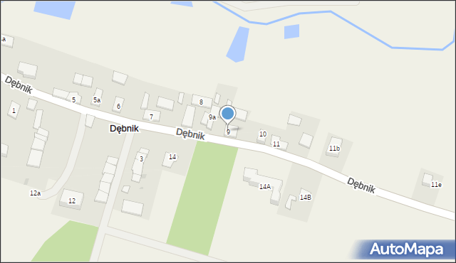 Dębnik, Dębnik, 9, mapa Dębnik