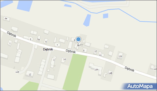 Dębnik, Dębnik, 9a, mapa Dębnik