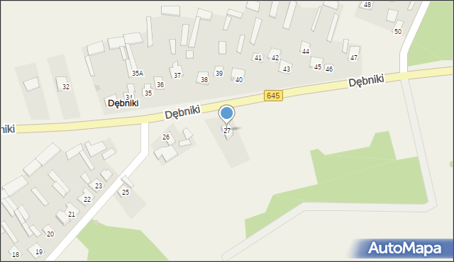 Dębniki, Dębniki, 29, mapa Dębniki