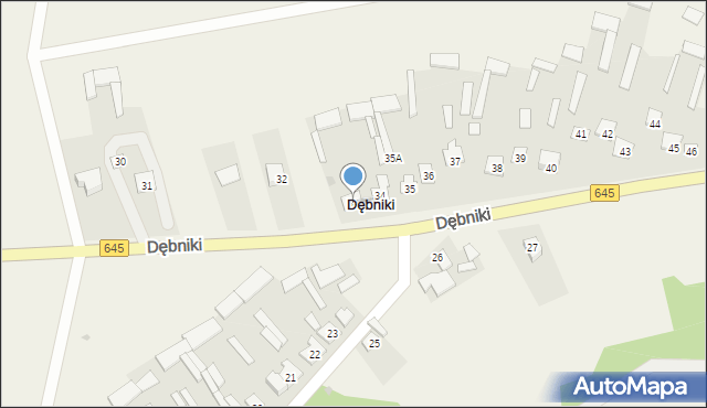 Dębniki, Dębniki, 33, mapa Dębniki