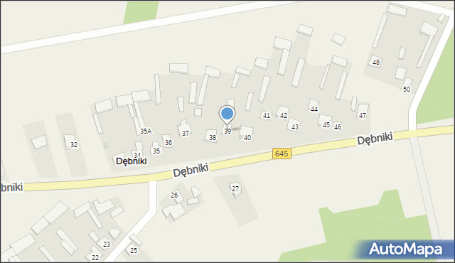 Dębniki, Dębniki, 39, mapa Dębniki