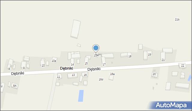 Dębniki, Dębniki, 15A, mapa Dębniki