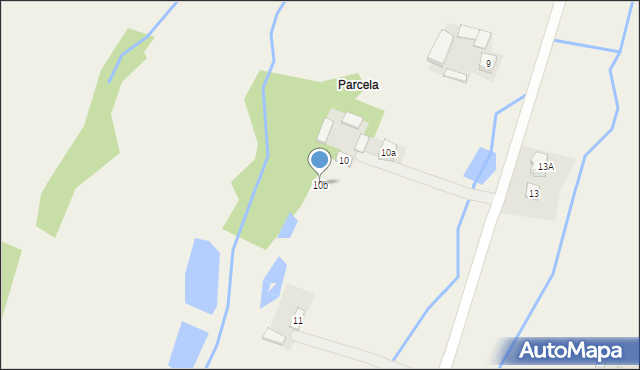 Dębno, Dębno, 10b, mapa Dębno