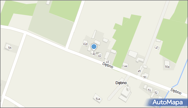 Dębno, Dębno, 41, mapa Dębno