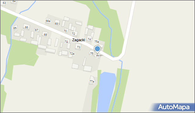 Dębno, Dębno, 77, mapa Dębno