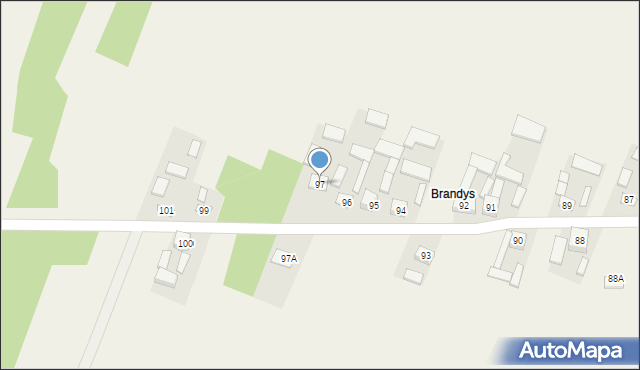 Dębno, Dębno, 97, mapa Dębno