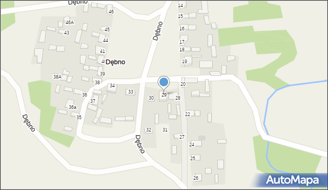 Dębno, Dębno, 29, mapa Dębno