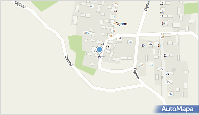 Dębno, Dębno, 35, mapa Dębno