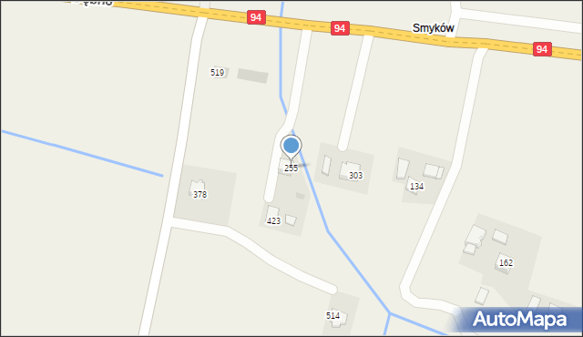 Dębno, Dębno, 255, mapa Dębno