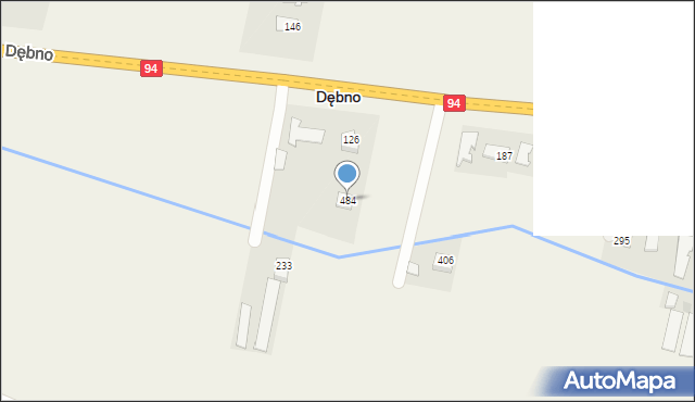Dębno, Dębno, 484, mapa Dębno