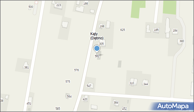 Dębno, Dębno, 562, mapa Dębno