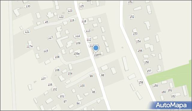 Dębno, Dębno, 110, mapa Dębno