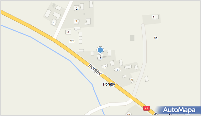 Dębno, Dębno, 6, mapa Dębno