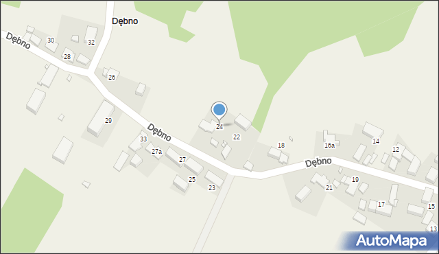 Dębno, Dębno, 24, mapa Dębno