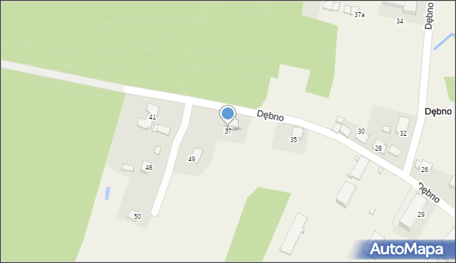 Dębno, Dębno, 37, mapa Dębno