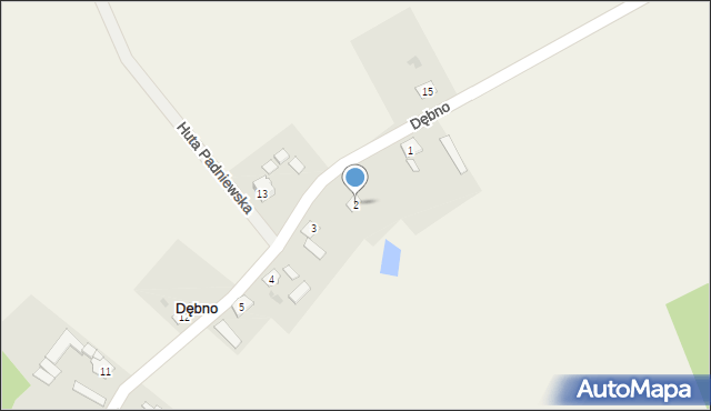 Dębno, Dębno, 2, mapa Dębno