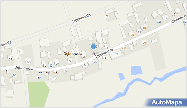 Dębnowola, Dębnowola, 24, mapa Dębnowola