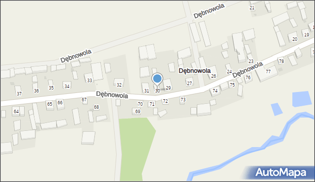 Dębnowola, Dębnowola, 30, mapa Dębnowola