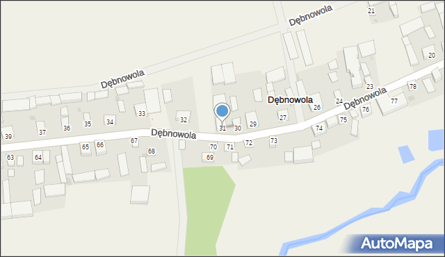 Dębnowola, Dębnowola, 31, mapa Dębnowola