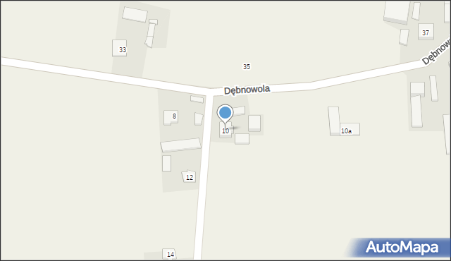 Dębnowola, Dębnowola, 10, mapa Dębnowola