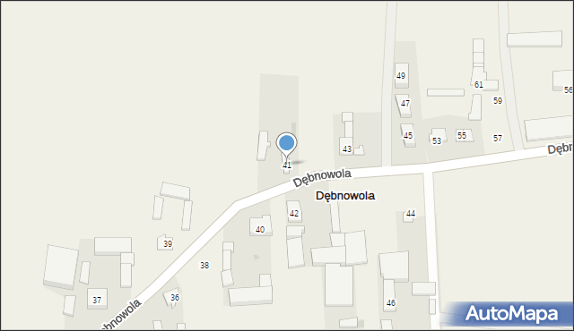 Dębnowola, Dębnowola, 41, mapa Dębnowola