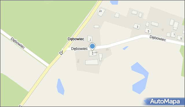 Dębowiec, Dębowiec, 2, mapa Dębowiec