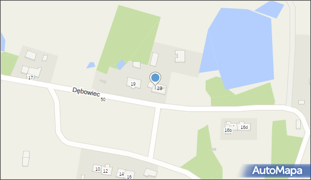 Dębowiec, Dębowiec, 23/2, mapa Dębowiec