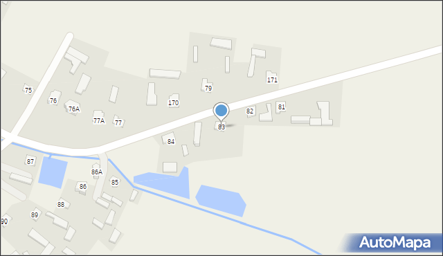 Dębowiec, Dębowiec, 83, mapa Dębowiec