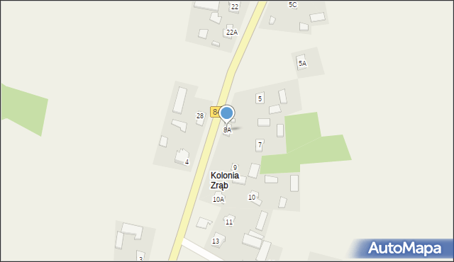 Dębowiec, Dębowiec, 8A, mapa Dębowiec