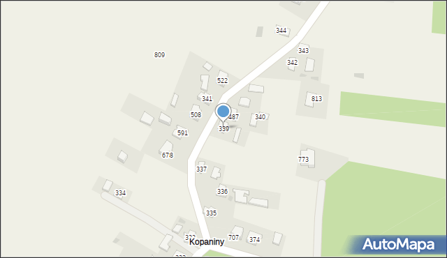 Dębowiec, Dębowiec, 339, mapa Dębowiec