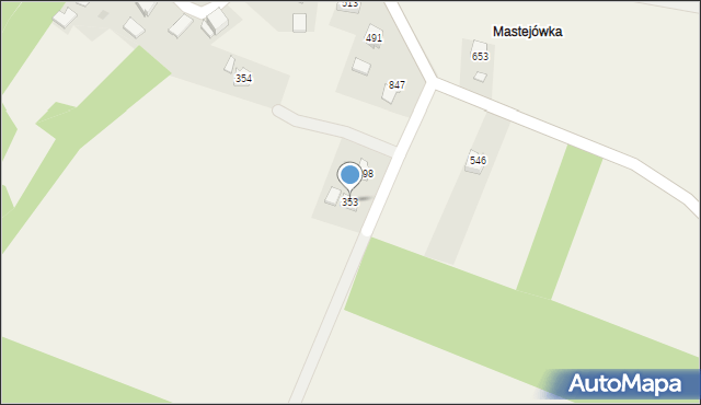 Dębowiec, Dębowiec, 353, mapa Dębowiec