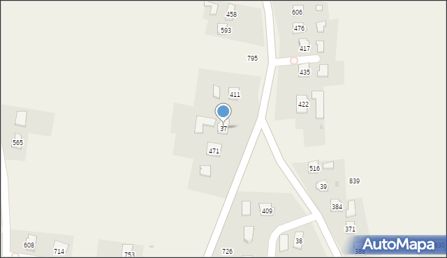 Dębowiec, Dębowiec, 37, mapa Dębowiec