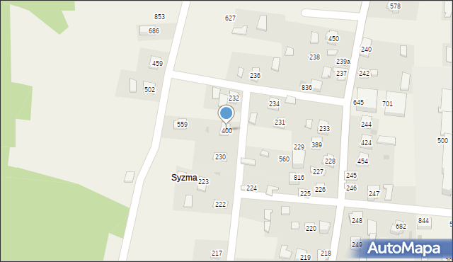 Dębowiec, Dębowiec, 400, mapa Dębowiec