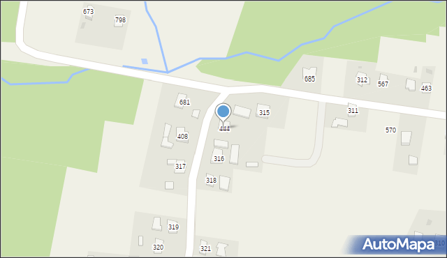 Dębowiec, Dębowiec, 444, mapa Dębowiec