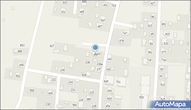 Dębowiec, Dębowiec, 450, mapa Dębowiec