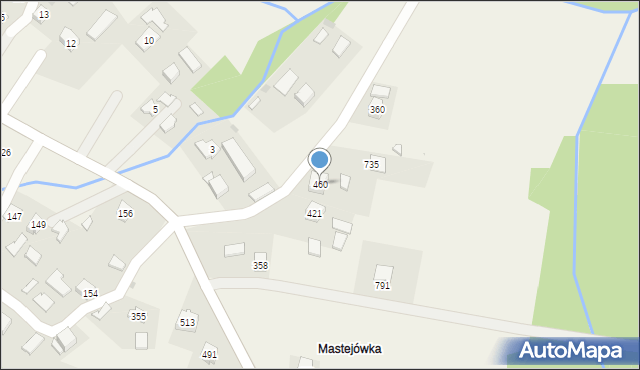 Dębowiec, Dębowiec, 460, mapa Dębowiec