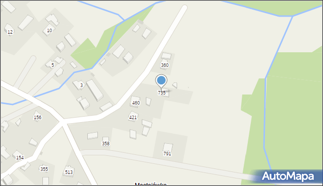 Dębowiec, Dębowiec, 735, mapa Dębowiec