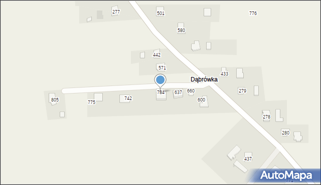 Dębowiec, Dębowiec, 784, mapa Dębowiec