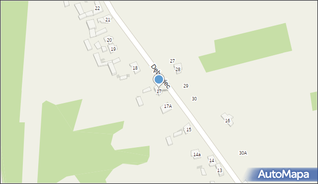 Dębowiec, Dębowiec, 17, mapa Dębowiec