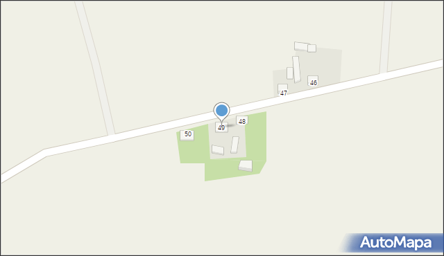 Dębowiec Mały, Dębowiec Mały, 49, mapa Dębowiec Mały