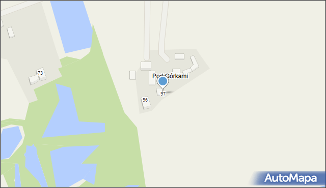 Dębowiec Mały, Dębowiec Mały, 57, mapa Dębowiec Mały