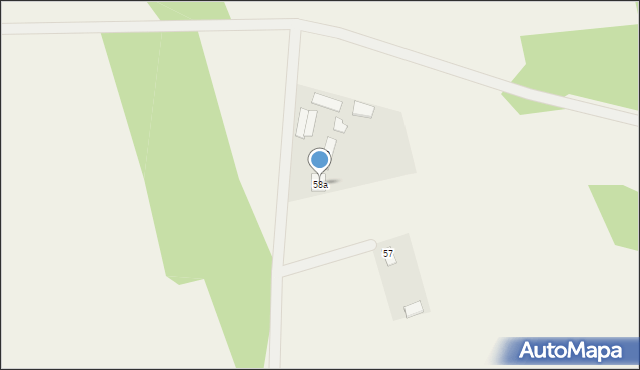 Dębowierzchy, Dębowierzchy, 58a, mapa Dębowierzchy