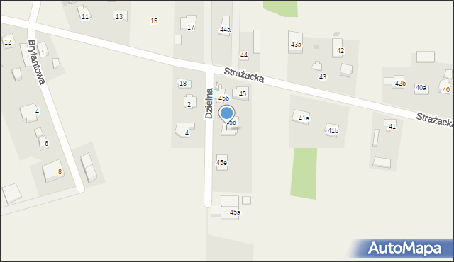 Dębówka, Dębówka, 45f, mapa Dębówka