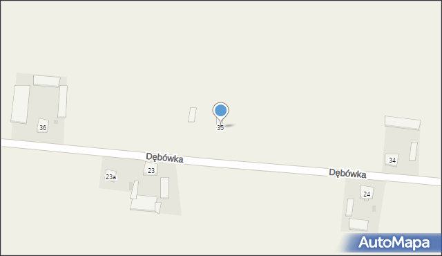 Dębówka, Dębówka, 35, mapa Dębówka