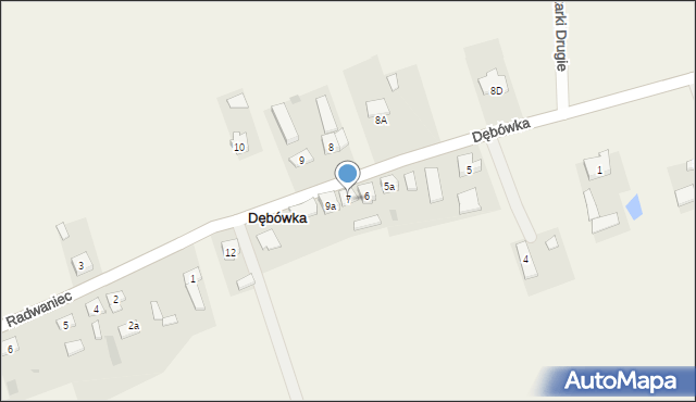 Dębówka, Dębówka, 7, mapa Dębówka