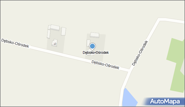 Dębsko, Dębsko-Ośrodek, 11, mapa Dębsko